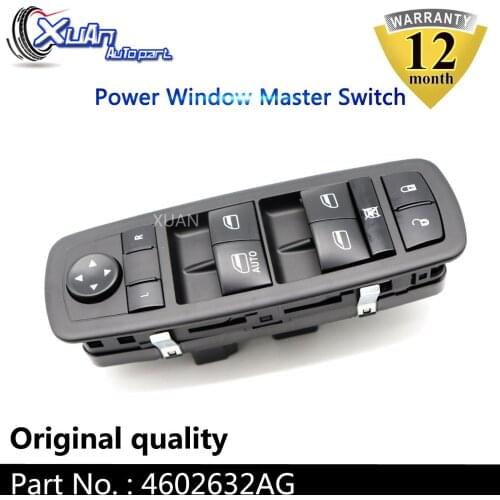 XUAN Electric Power Window Master Control Lifter Switch Button 4602632AG For Jeep Liberty Dodge Nitro Journey GMC Sierra 1500