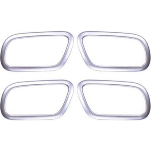 4 PCS DIY Car styling NEW stainless steel In the control dashboard lights ornaments case for Honda 2014 New Accord 9 accessories