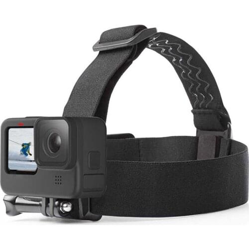 Non Slip Headband Mount for GoPro Hero 9 Hero9 Black Adjustable Helmet Head Belt Strap Mount Action Camera Accessories