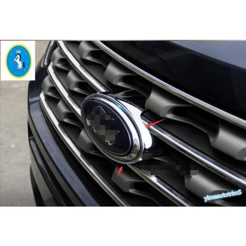 New Style ! For Ford Explorer 2016 2017 ABS Front Head Grill Emblem Decoration Cover Trim 1 Piece