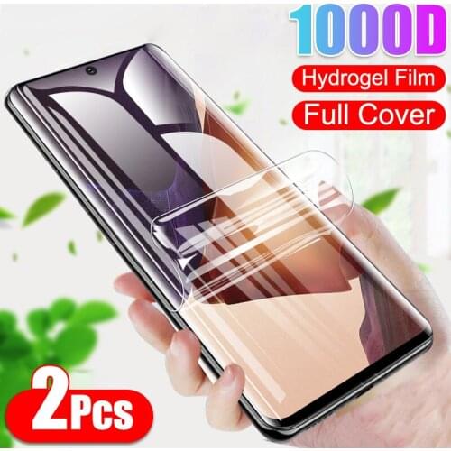 Full Cover Protective Hydrogel Film For Samsung Note 20 Ultra 10 A51 A50 A71 A70 S20 PLus S10 S10e Screen Protector Not Glass