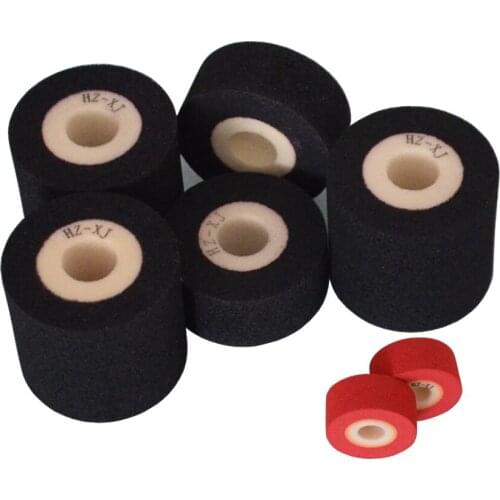Black Diameter 36mm Height 32mm manual machine date heat ink roll for friction machine