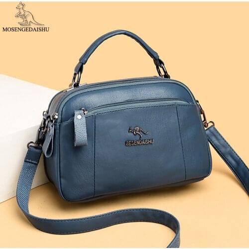 Fashion Multifunctional Women Shoulder Bags High Quality PU Leather Ladies Messenger Bag Casual Womens Handbag Bolsos De Mujer