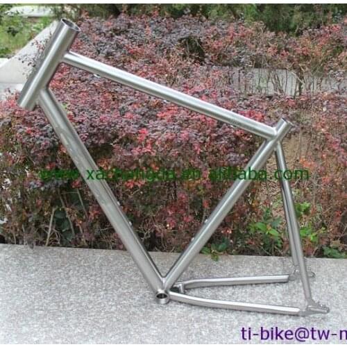 Titanium MTB bike frame for 29er wheel, hot sale titanium bicycle frame for a cheap price, custom titanium BIKE FRAME