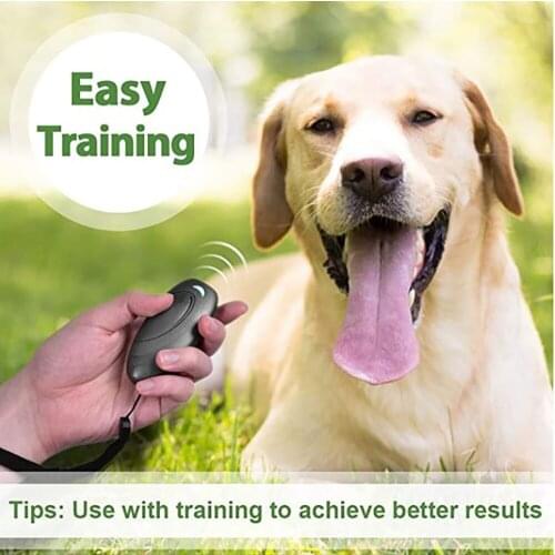 Ultrasonic Pet Dog Anti Barking Device 3 In 1 LED Dog Training Repeller Device Without Battery Dog Bark Deterrents Pet Supplies