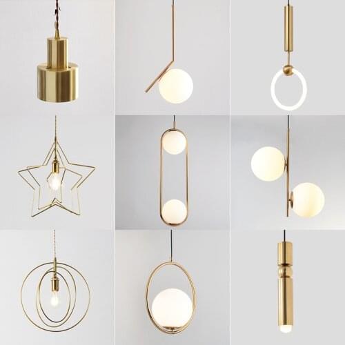 Vintage iron crystal crystal hanging lamp led light lustres lampes suspendues hanglampen nordic decoration home