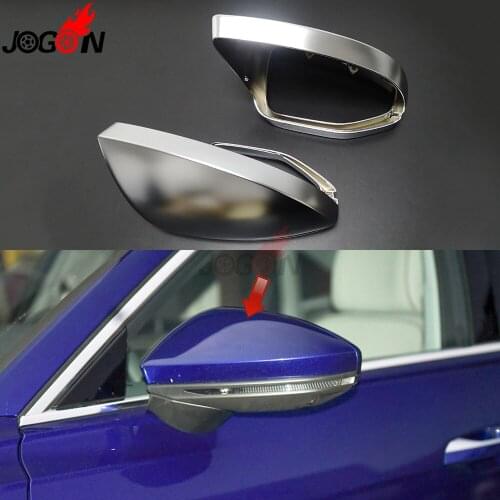 2pcs Matte Silver For Audi A6 C8 Type 4K A7 4K8 A8 D5 2019 2020 Car Side Wing Rear View Mirror Cover Replacement Caps Shell