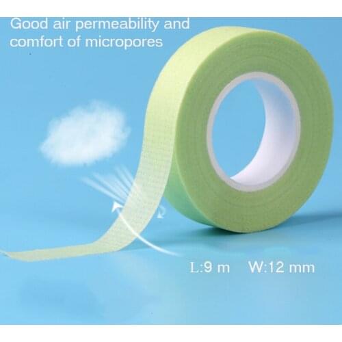 2021 New Lint-free Medical Tape Green Non-woven Wrap Tape Under Eye Paper Pads Tape Eye Pads Eyelash Extension tool
