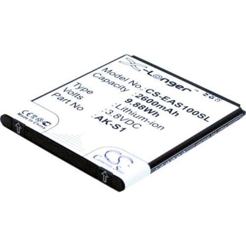 Cameron Sino 2600mah battery for EMPORIA Smart Smart 1 AK-S1 AK-S1(V1.0) Mobile, SmartPhone Battery
