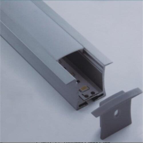 Free Shipping 2M/PCS New Arrival Recessed Aluminum LED Profile Using for Strip within 12mm Led Bar Light led profile aluminium