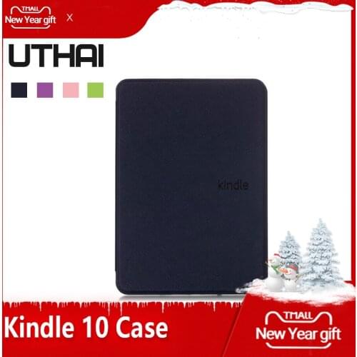 UTHAI K10 2019 For Amazon New Kindle 10th Generation 2019 version Case Shell Leather Cover For Kindle 10 Case With Sleep&Wake Up