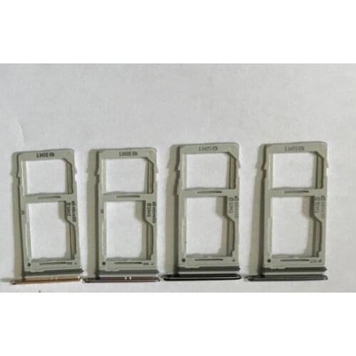 50pcs For S9+ S9 Plus G960 G960F G960U G965F G965 G965U Single/ Dual Sim Card Reader Holder Sim Tray Replacement Part