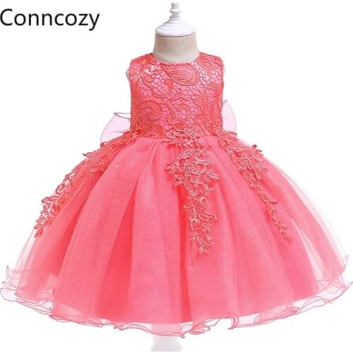 Toddler Kids Dress Girls Princess Dress Lace Mesh Gauze Puffy Dress Holiday Flower Girl Dress Baby Girl Princess Birthday Dress