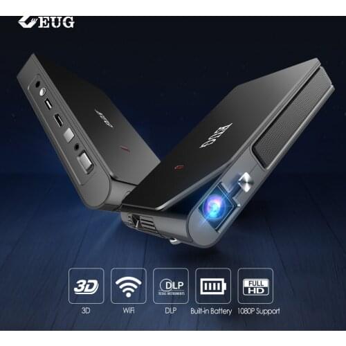 Home Projector Mini Portable Video Led Beamer 3600 Lumens Wireless Airplay D5W Freeshipping Full Hd 720P Projector For Mobile