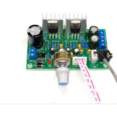 Mini TDA2030 Dual Channel Power Amplifier Board 15W+15W Audio Amplifier Amplificador For Home Sound Theater DIY