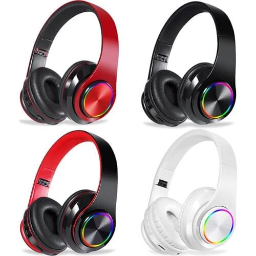 HIFI Stereo Earphones Wireless Headphone Music Headset FM Support TF Card with Mic for Mobilephone Xiaomi iPhone Sumsamg Tablet
