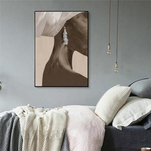Modern Black Art Woman Canvas Paintings Posters and Prints Wall Art Picture for Living Room Home Decoration