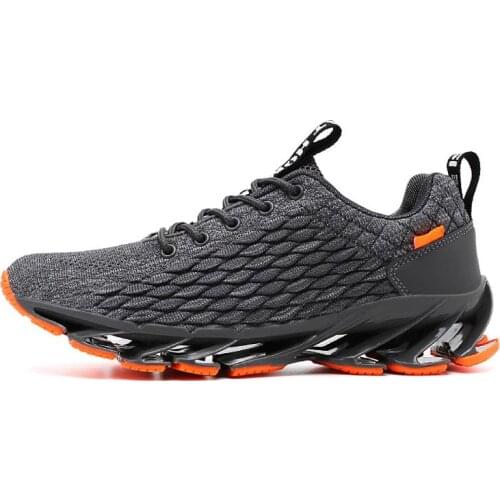 Oversize Summer Outdoor Sport Shoes Male Sneakers Men Lightweight Running Shoes Mens Sports Footwear Gray Athletic Gym GME-0116