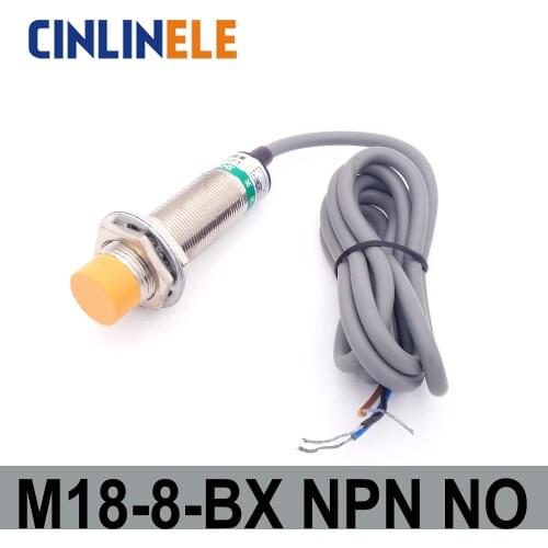 M18 LJ18A3-8-Z/BX 8mm 6V-36V sensing DC NPN NO prism shape inductive Screen shield proximity sensor switch LJ18A3 series
