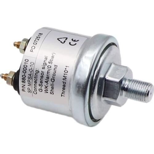 Mechanical Oil Pressure Sensor M10*1 for Oil Pressure Gauge 5Bar 10Bar