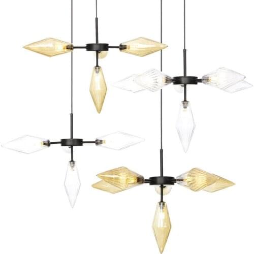 Simple and generous bedroom clothing shop, coffee shop, wing room, shopping mall, decorative Chandelier