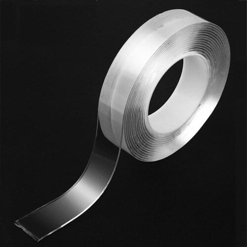 Transparent Seamless Double-Sided Tape High-Adhesives Washable Reusable Double-Sided Adhesive Glue Household Tape Waterproof