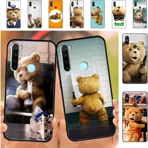 RuiCaiCa Ted Bear Phone Case for Redmi Note 8 7 9 4 6 pro max T X 5A 3 10 lite pro
