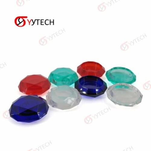 YYTECH 8pcs Diamond Cut Design Protective Thumb Stick Grip Cap Joystick For Switch/NS Lite Controller