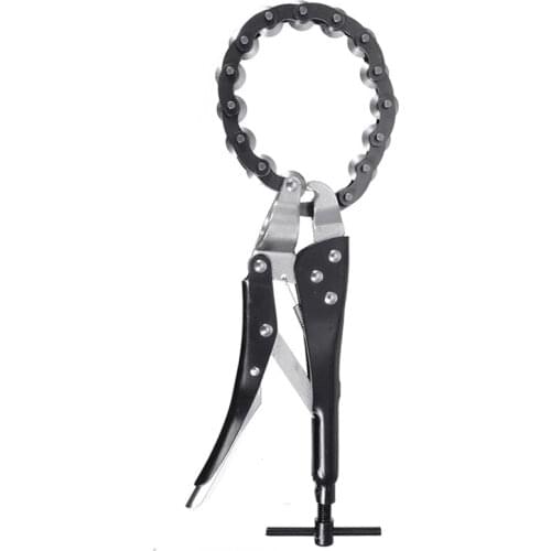 1pc Auto Car Exhaust Pipe Cutter Plier Multi Wheel Chain Lock-grip Tube Wrench Repair Tool