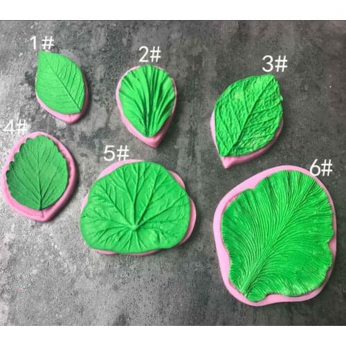 1 PCS DIY Silicone Mold Fondant Leaves Petals Fondant Cake Silicone Mold Chocolate Cake Mold