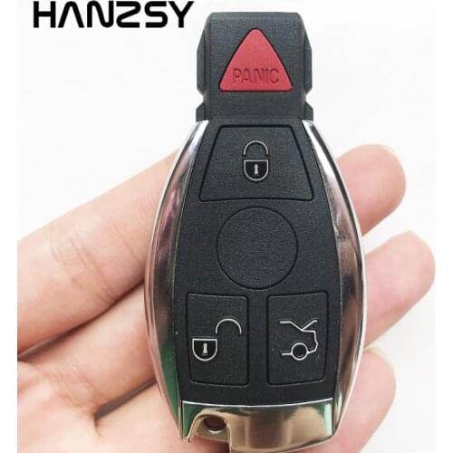 10Pcs 3+1/4 Buttons For Mercedes E C Class For C230 C240 C280 C30 AMG 2002 2003 2004 Replacement BGA Smart Key shell Fob Case