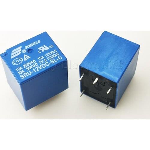 Wholesale 10pcs/lot relay SRU-12VDC-SL-C