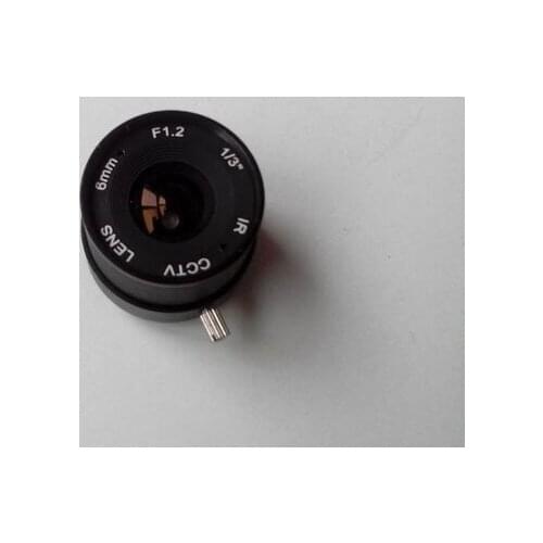 2014 Special Offer Hot Sale 10 Pieces/lot F1.2 6mm 1/3" Cs Mount Fixed Ir Cctv Camera Lens
