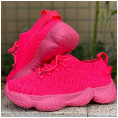 2020 Autumn Sneakers Womens Mesh Flats Shoes Woman Lace Up Casual Female Shoe Comfort Candy Color Solid Ladies Plus Size New