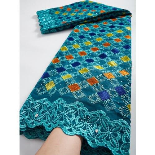 2021 African Lace Fabric High Quality Lace Cotton Swiss Voile Lace In Switzerland Nigeria Wedding Dress Swiss Lace Fabric