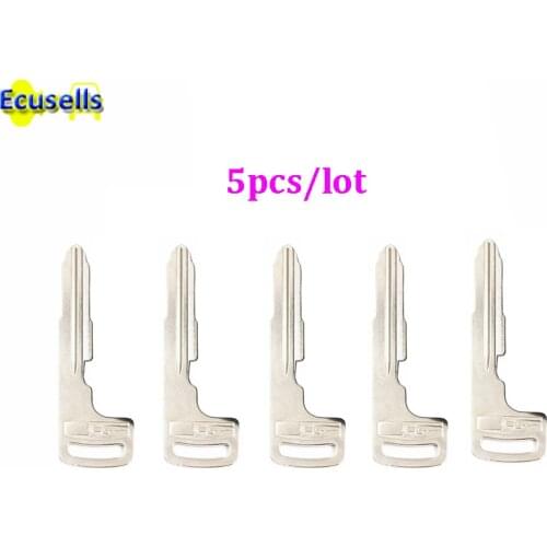 5pcs/lot Smart Key Remote Blade Uncut Key Insert uncut sheet for Mitsubishi Lancer Outlander ASX Emergency key blade MIT11R
