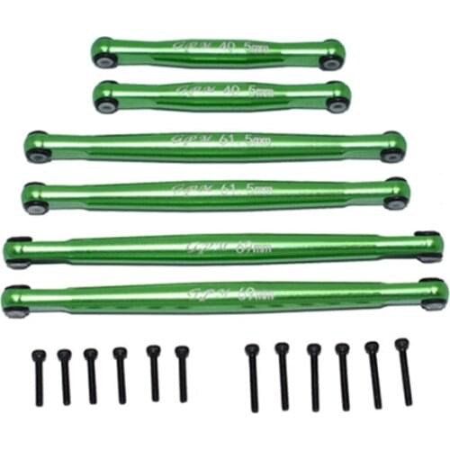 Aluminum Alloy Suspension Links Support Rod Tie Rod Pull Rod for AXIAL-1/24 4WD SCX24 DEADBOLT-AXI90081