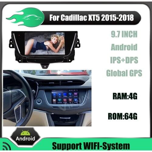 Android Car radio For Cadillac XT5 2015 2016 2017 2018 Car DVD GPS Navigation Auto Stereo receiver Multimedia Player HeadUnit