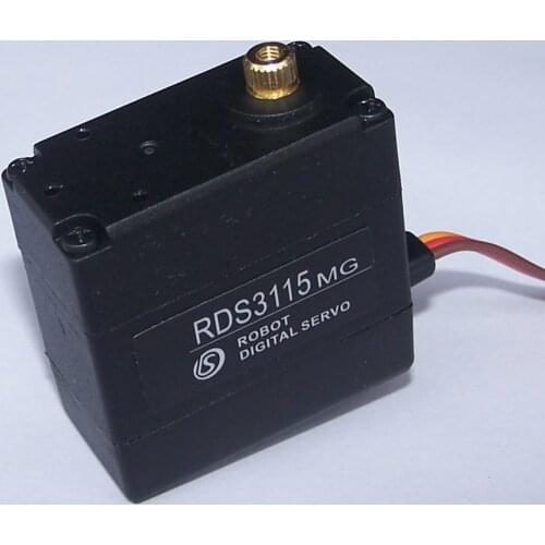 5pcs robot servp RDS3115 (no metal brackets,) Torque 15kg/cm Metal gear Digital servo +Free shipping