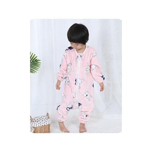 Baby Sleeping Bag Carriage Sack For Newborn Baby Animal Pattern Children Bed Play Split Leg Winter Anti Tipi Sleepsacks Warm