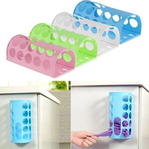 Home Kitchen Self-adhesive Disposable Bags Storage Container for Plastic Bags Organizing Box