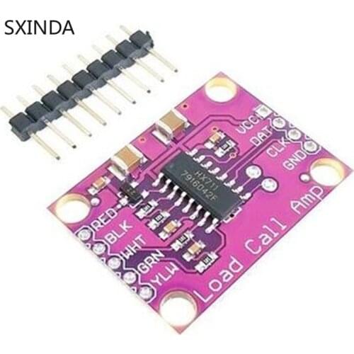 10pcs Hx711 high precision electronic scale load cell dual channel 24 bit a / D converter development board module Cjmcu-711
