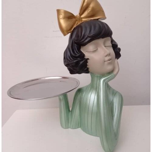 EU HOME DECORATION AROSE GIRL DUCTILE DECOR HOME OFFICE DECOR