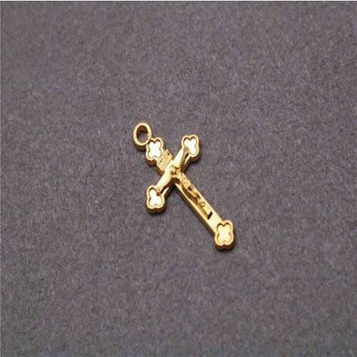 Catholic General Mini Jesus Cross. 10 alloy jesus cross necklace bracelet pendants