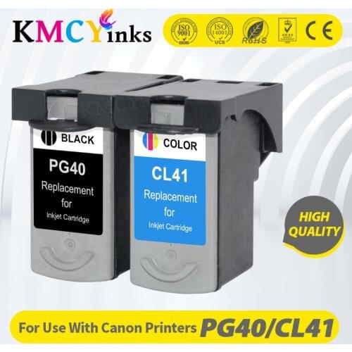 KMCYinks PG-40 CL-41 Compatible Ink Cartridge PG40 For Canon Pixma MP140 MP150 MP160 MP180 MP190 MP210 MP220 MP450 MP470 Printer