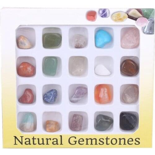 20Pcs Random Stones Crystals Natural And Mineral Stones DIY Multicolor Organic Material Stone Decorations Crystal For Collection
