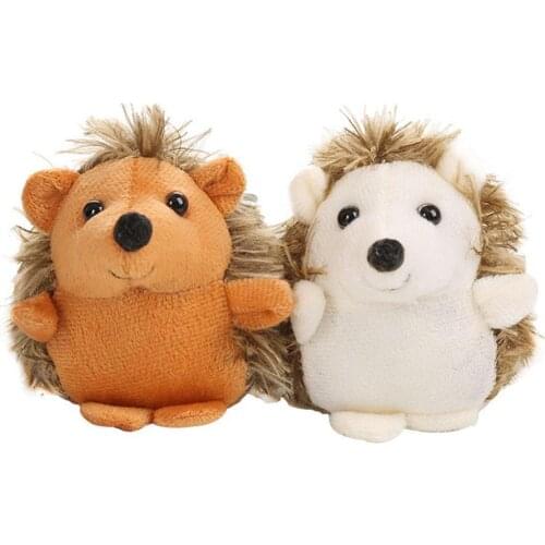 Hedgehog Dolls Animal Plush Stuffed Toy Keychain Bag Pendant Decoration Children Great Birthday Gifts Home Decorations