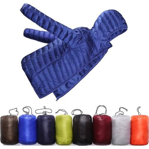 New Ultra light duck down jackets women Hooded winter coat Long Sleeve Warm Slim plus size jacket lady Clothing Autumn Parkas