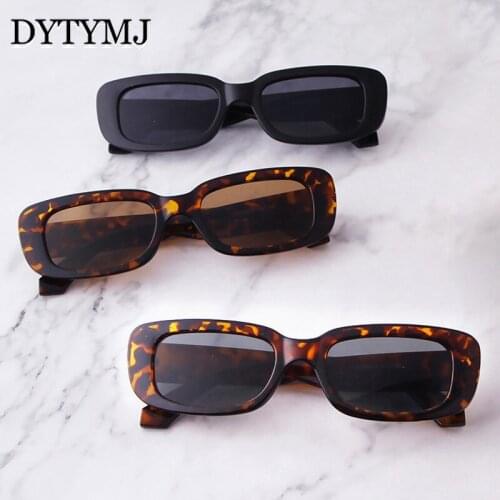DYTYMJ 2021 Square Sun Glasses Luxury Brand Travel Small Rectangle Glasses Men Women Retro Oculos Lunette De Soleil Femme UV400