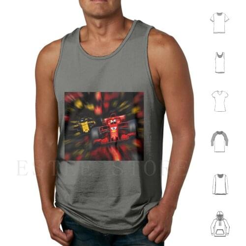 Formel 1 Tank Tops Vest Cotton Kangoo Koleos Captur Sandero Master Espace Fluence Kwid Car Logan Clio 2019 Symbol Laguna